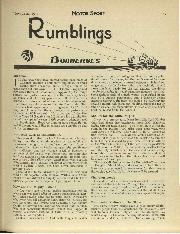 Rumblings, November 1932 - Left