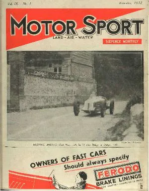 Cover image for November 1932