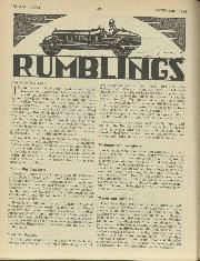 RUMBLINGS, November 1934 - Left