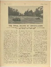 THE FINAL ROUND AT BROOKLANDS - Left