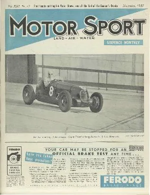 Cover image for November 1937