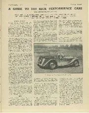 A GUIDE TO 1939 HIGH PERFORMANCE CARS - Left
