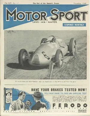 Cover image for November 1938