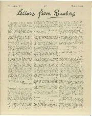 Letters from readers, November 1940 - Left