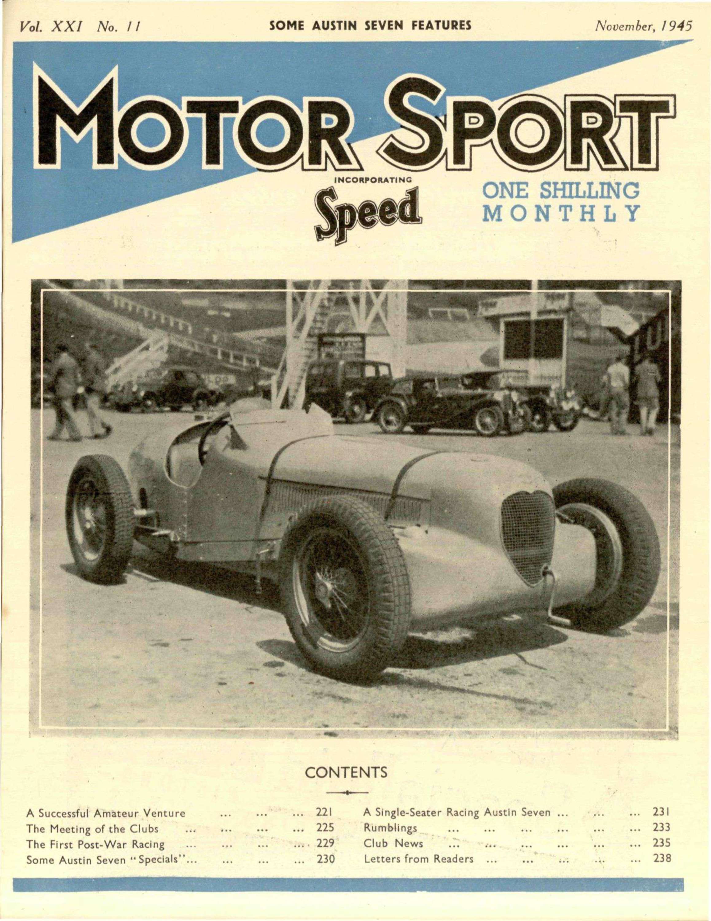 Cover image for November 1945