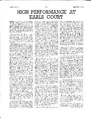 HIGH PERFORMANCE AT EARLS COURT - Left