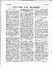 LETTERS FROM READERS, November 1950 - Left