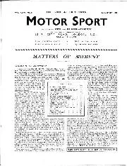 CONTENTS, November 1950 - Left