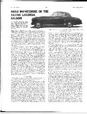 Road impressions of the 3-litre Lagonda Saloon - Left