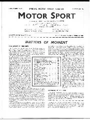 Matters Of Moment, November 1957 - Left