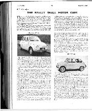 A survey of the really small motor cars - Left