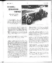 VETERAN - EDWARDIAN - VINTAGE, November 1961 - Left