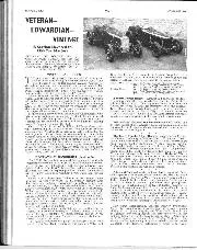 Veteran-Edwardian-Vintage.  A section devoted to old car matters, November 1962 - Left