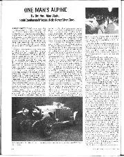 One Man's Alpine - Left