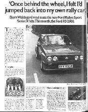 'Once behind the wheel, I felt I'd jumped back into my own rally car' - Left