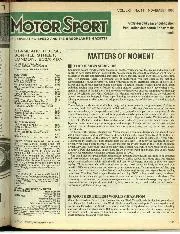 Matters of moment, November 1985 - Left