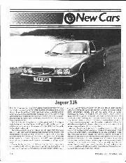 New Cars: Jaguar XJ6 - Left