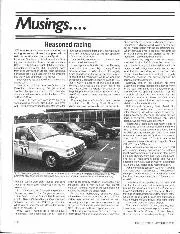 Musings....Reasoned racing - Left