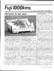 World Sportscar Championship -- Fuji 1000kms - Left