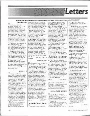 Letters, November 1986 - Left