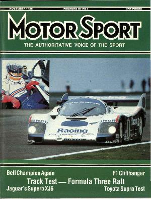 Cover image for November 1986