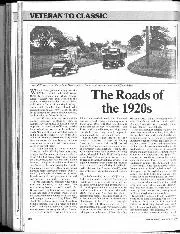 The Roads of the 1920s - Left