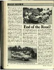 Rally review: Ivory Coast Rally, November 1988 - Left