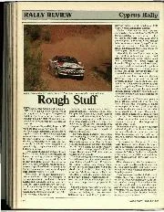 Rally review: Cyprus Rally, November 1988 - Left