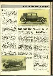 Forgotten makes, No 87: The Rhode - Left