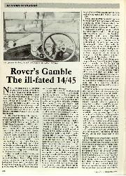 Rover's Gamble The ill-fated 14/45 - Left