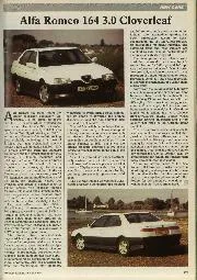 New cars:  Alfa Romeo 164 3.0  Cloverleaf - Left