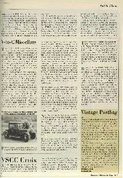 VETERAN TO CLASSIC - V-to-C Miscellany, November 1994, November 1994 - Left