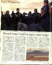 Record team head for supersonic target - Left