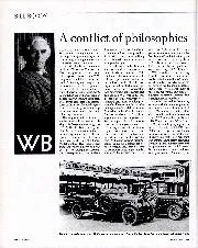 A conflict of philosophies - Left