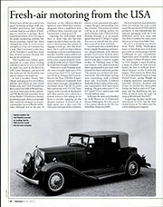 Fresh-air motoring from the USA - Left