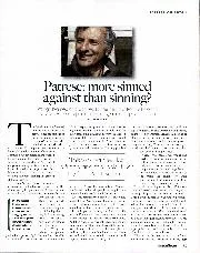 Patrese: more sinned against than sinning? - Right