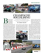 Champagne socialising - Left