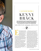 Lunch with... Kenny Bräck - Right