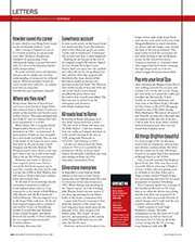 Letters, November 2015 - Left