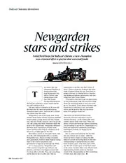 Newgarden stars and strikes - Left