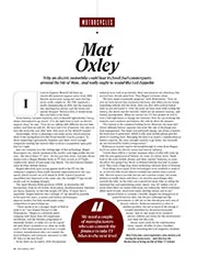 Motorcycles with Mat Oxley: November 2017 - Left