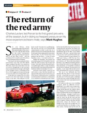 F1 Race report - Left