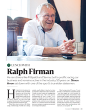 Lunch with Ralph Firman - Left