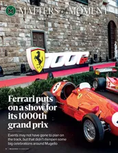 Ferrari puts on a show for its 1000th Grand Prix - Left