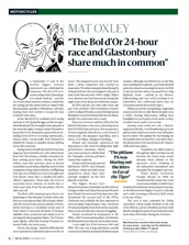 'The Bol d’Or 24-hour race and Glastonbury share much in common' — Mat Oxley - Left