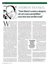 'There’s a new category of cars you can neither race nor use on the road' — Andrew Frankel - Left