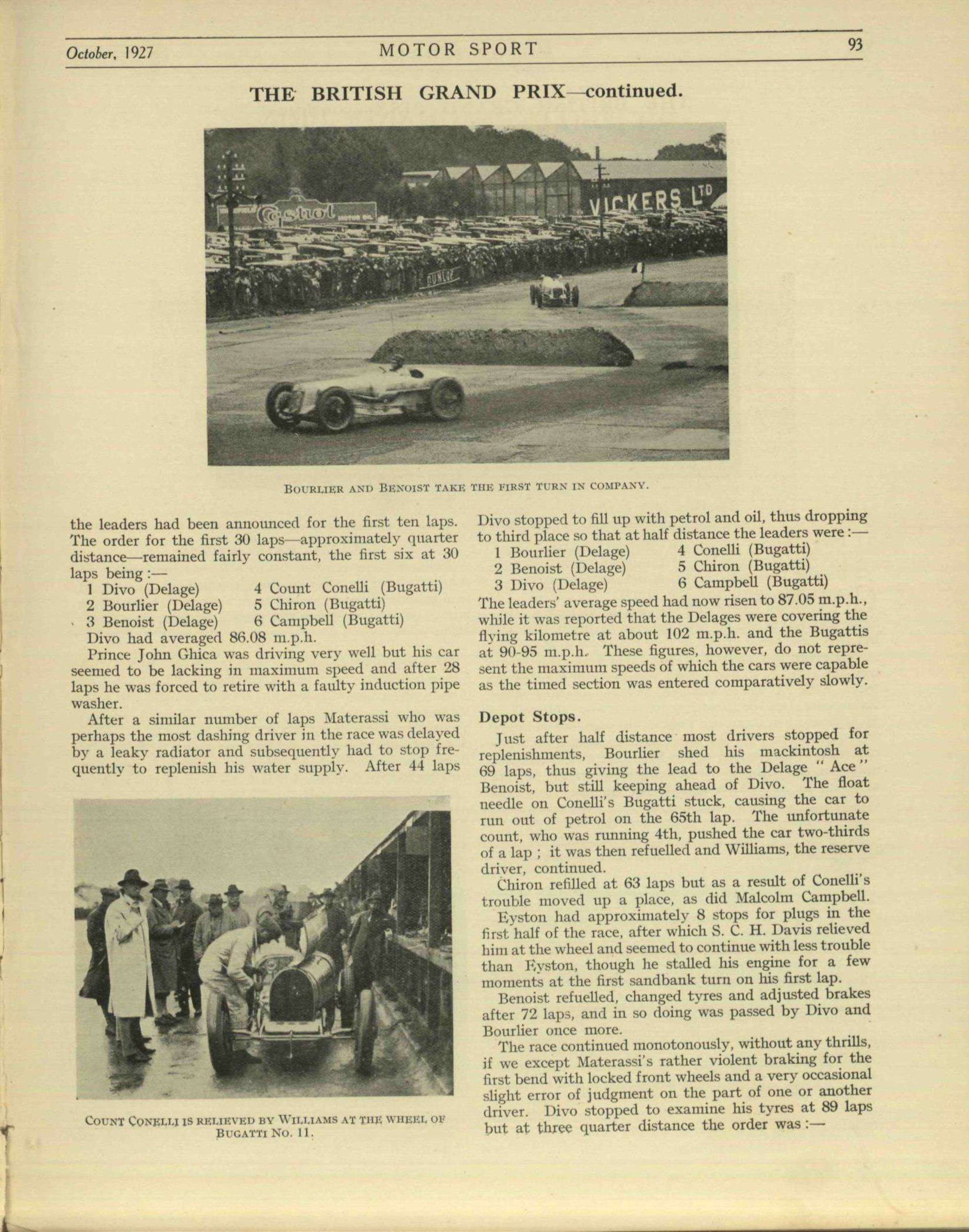 October 1927 - Motor Sport Magazine