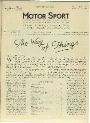 CONTENTS, October 1930 - Left