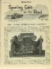 Sporting Cars on the Road - Left