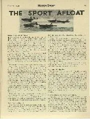 THE SPORT AFLOAT - Left